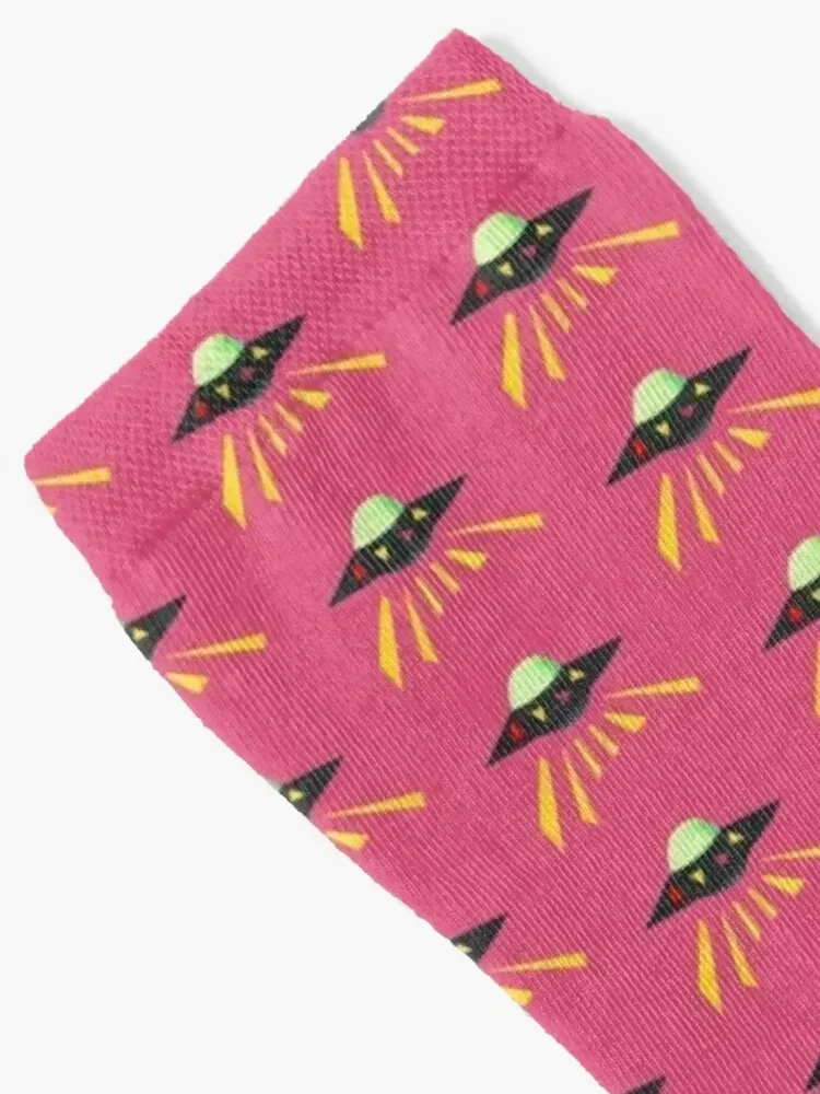 I.H.Wood Art UFO Socks halloween Run Woman Socks Men's