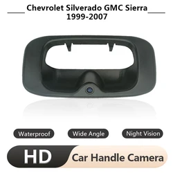 High definition waterproof rear view tailgate handle reversing camera for Chevrolet Silverado GMC Sierra 1999-2007