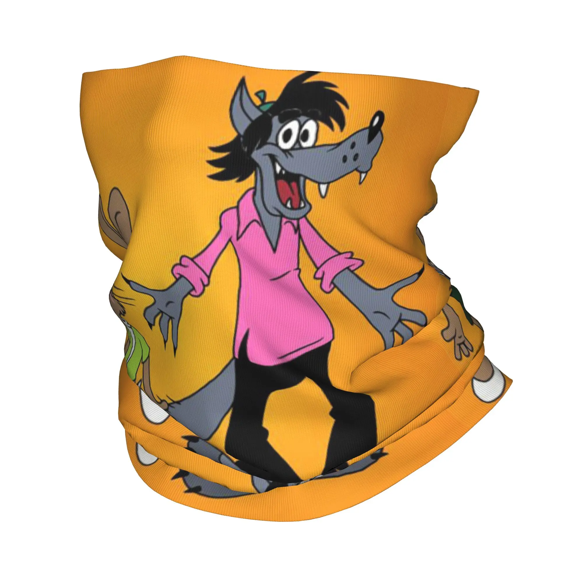 Wolf And Rabbit Just You Wait Nu pogodi Bandana Neck Cover Printed Mask Scarf Warm Headband Running Unisex Adult