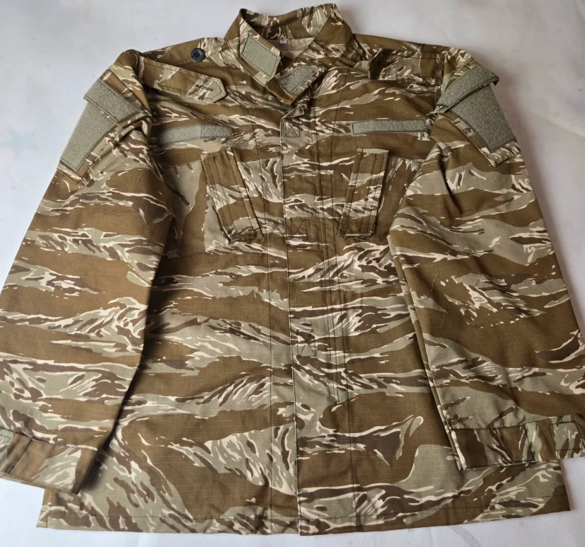 US Tiger Tabby Camouflage Desert Uniform Man Spring Suit Include Jacket Pants