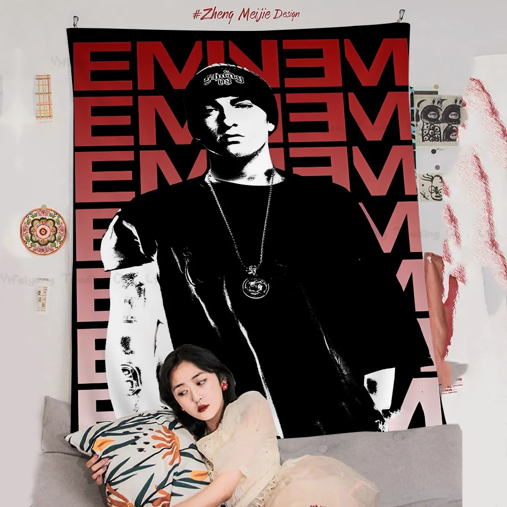 Rapper E-Eminems Hippie Wall Hanging Tapestries Art Science Fiction Room Home Decor Kawaii Room Decor