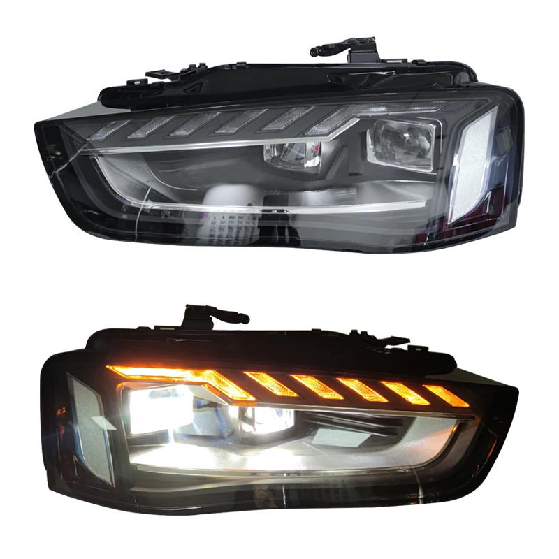 

For Audi A4 B9 Sportback Limousine Headlight 2013 2016 Year Car Accessories LED Headlights Upgraded High Config Head Front Lamp