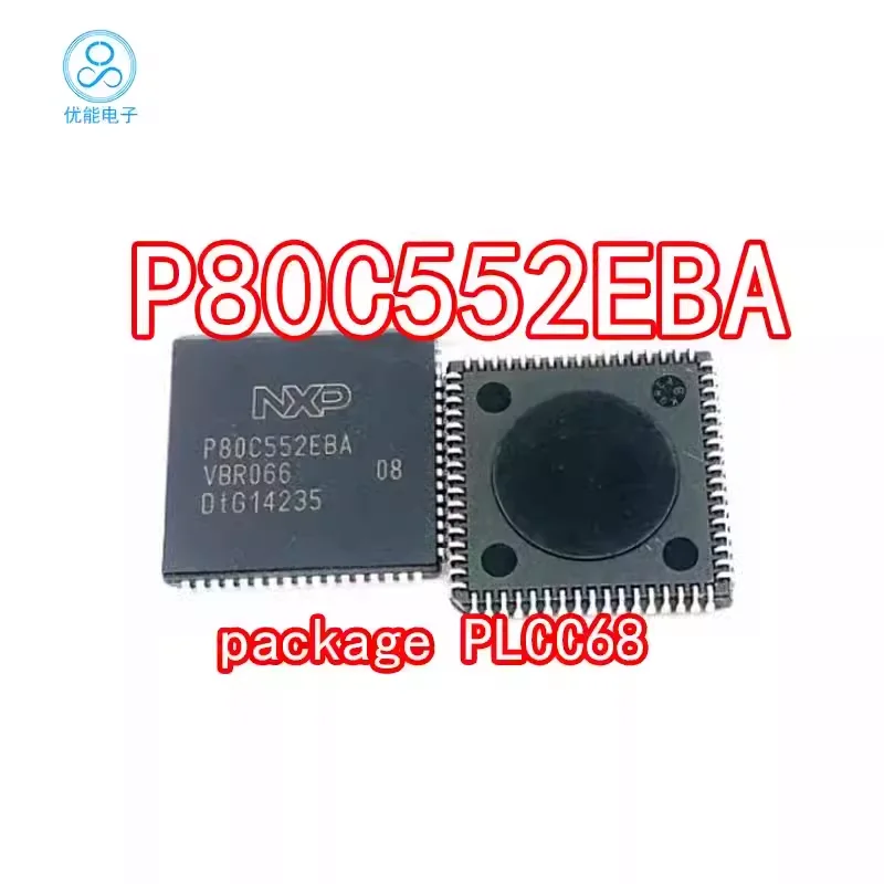 P80C552EBA P80C552IBA P80C552EFA SMT Package PLCC68 Microcontroller Chip