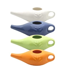 250ml ceramica Neti Pot sistema di lavaggio nasale detergente Kit di lavaggio del naso per rinite del seno allergia naso Yoga Detox risciacquo