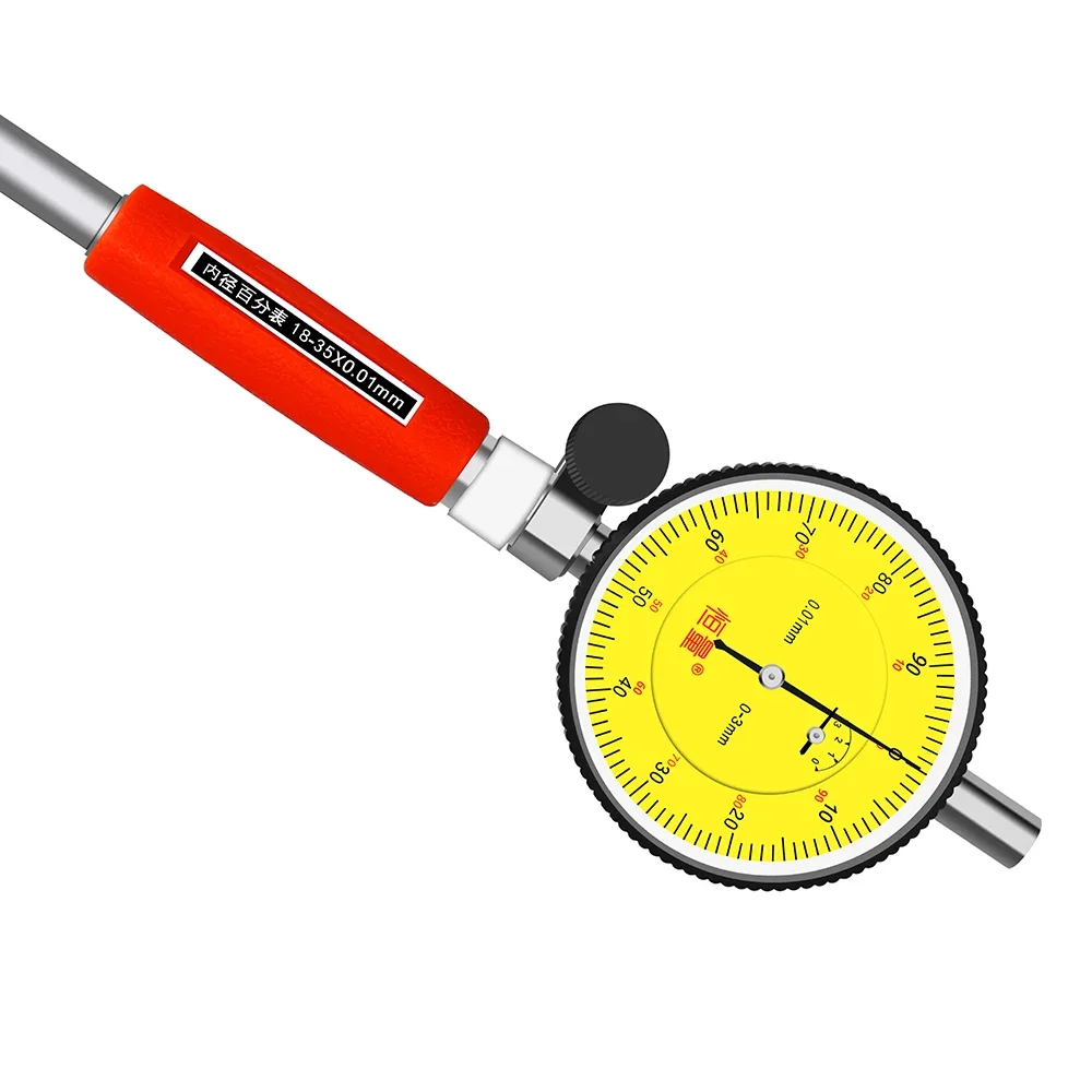 10-18 18-35 35-50 50-160mm High Precision Inner Diameter Dial Indicator Measuring Cylinder Gauge Inner Diameter Gauge 0.01mm