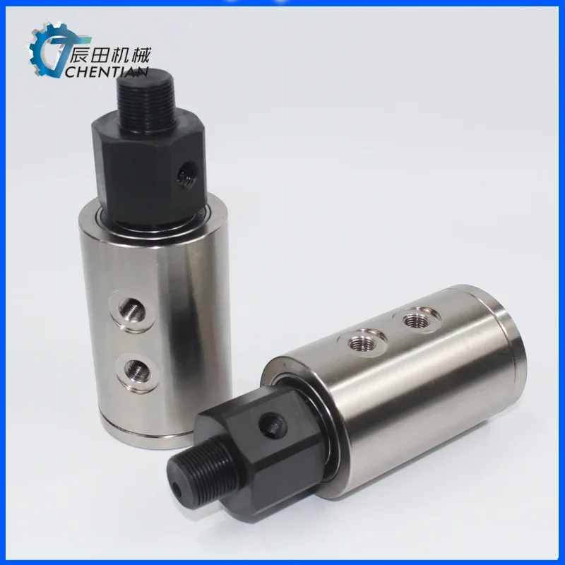 Flange thread connection hydraulic oil excavator pipe roller special rotary joint