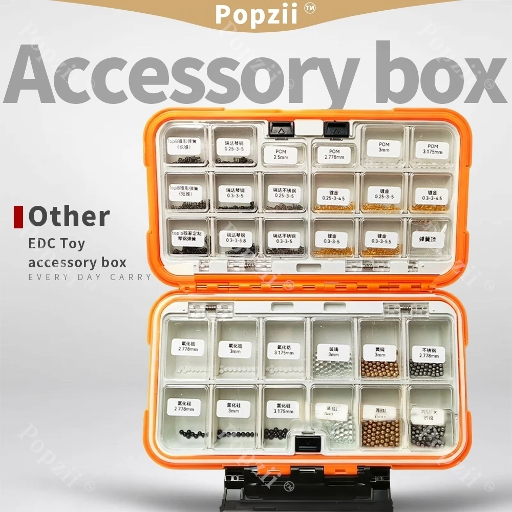 دفع المنزلق ألعاب التململ EDC حبة صندوق ملحقات الربيع #1