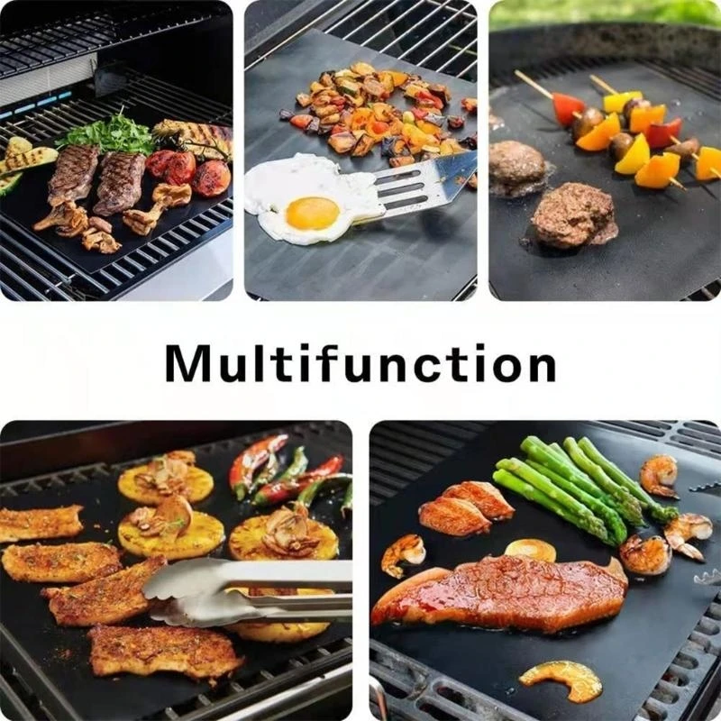 96GF 4 PCS بطانات فرن غير لاصقة حصيرة حصيرة حميمة فرن قابلة لإعادة الاستخدام.