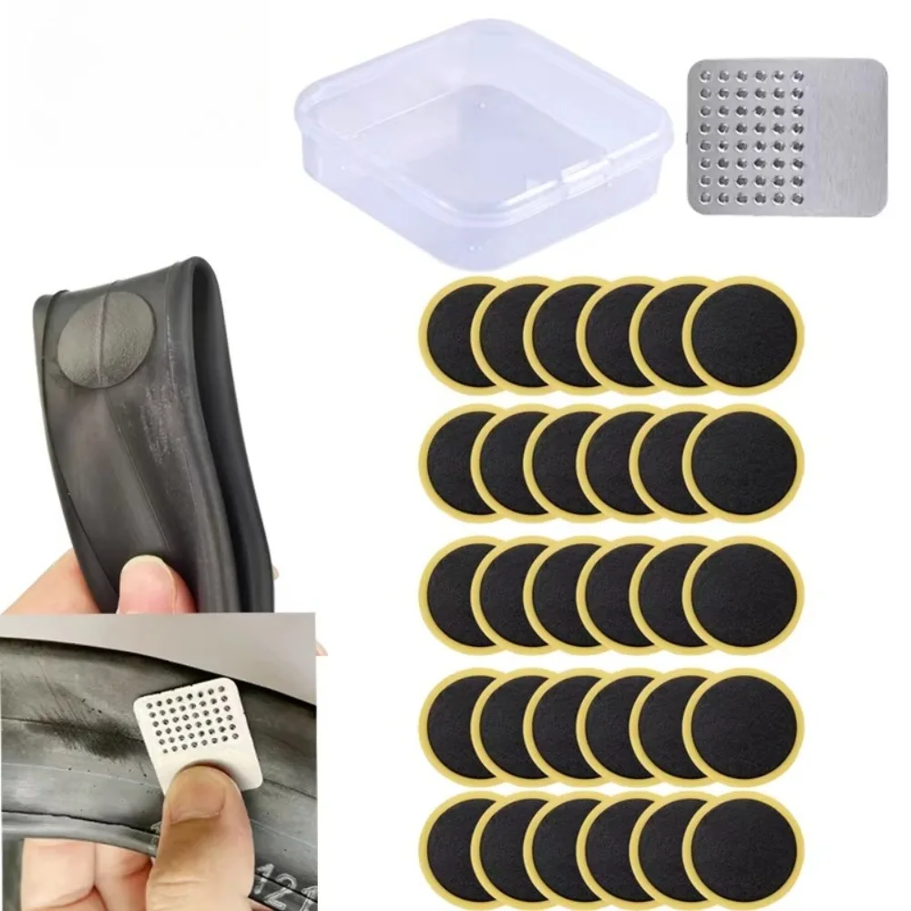 Car Tire Repair Kit Studding Tool with Rubber Strips Tool Puncture Plug Tool Set Glue Free Auto Motorcycle Repair Tire Film Nail