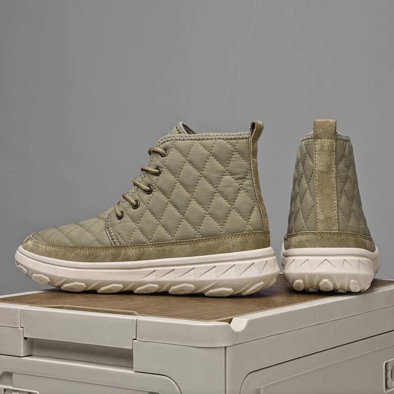 

Men boots New Winter Slippers Warm Men Shoes Waterproof Non-Slip Plush Sneakers Male tenis shoes Boots Men Sneakers Winter