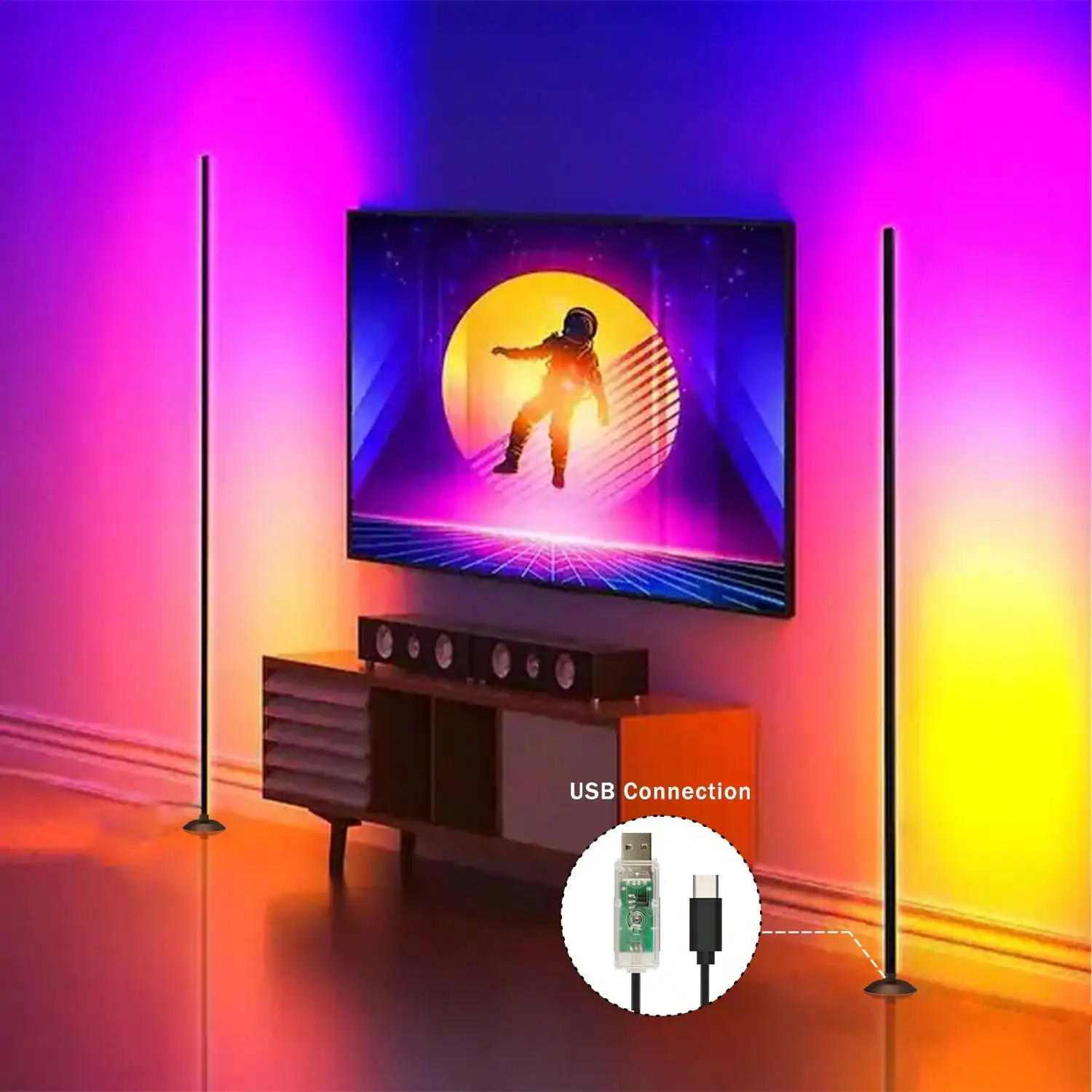 3 AC+3 USB (1 Type-C) Socket, 5Ft Cable, Surge/Overload Protection, Travel/Home Gift