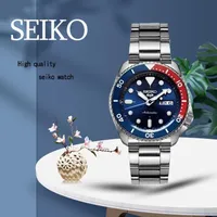 SEIKO High Quality SRPD53K1 Luxury Leisure Business Watch Men's Series Waterproof Steel Strip Round Rotating Watches