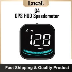 G4 Auto HUD GPS Head Up Display Car Projector Speedometer With Compass Security Alarm Car Electronic Accessories