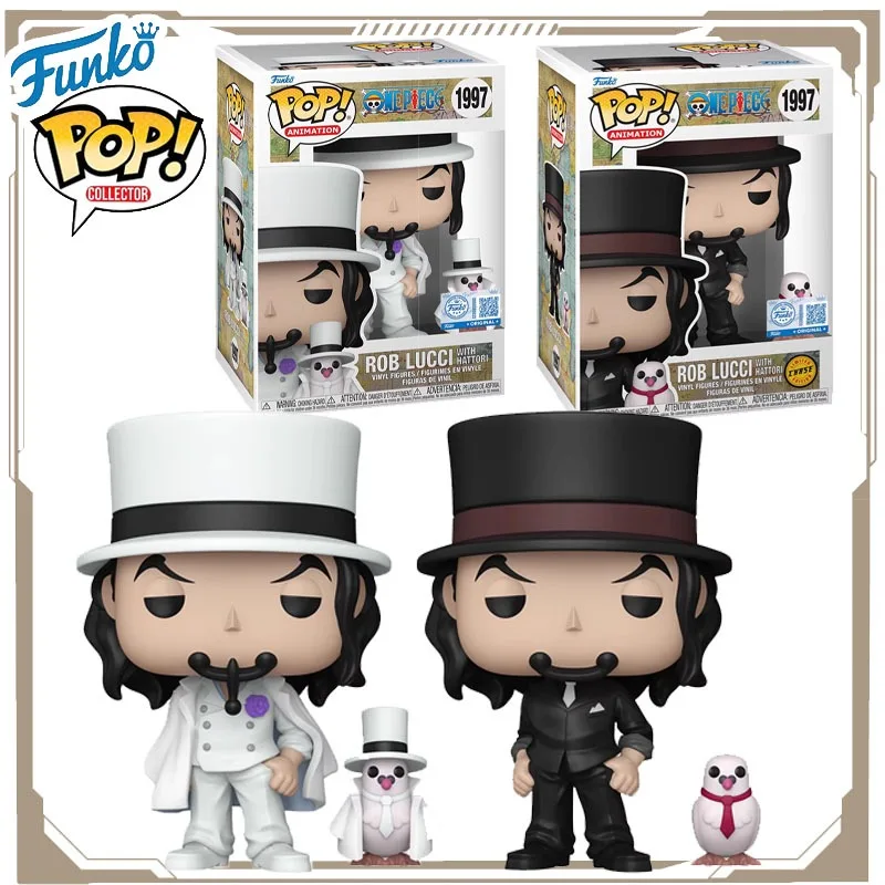 

Оригинальная аниме-фигурка Funko POP ONE PIECE Robucci с голубями, ограниченная оплата, экшн-фигурки, игрушки для мальчиков и девочек, подарок для детей