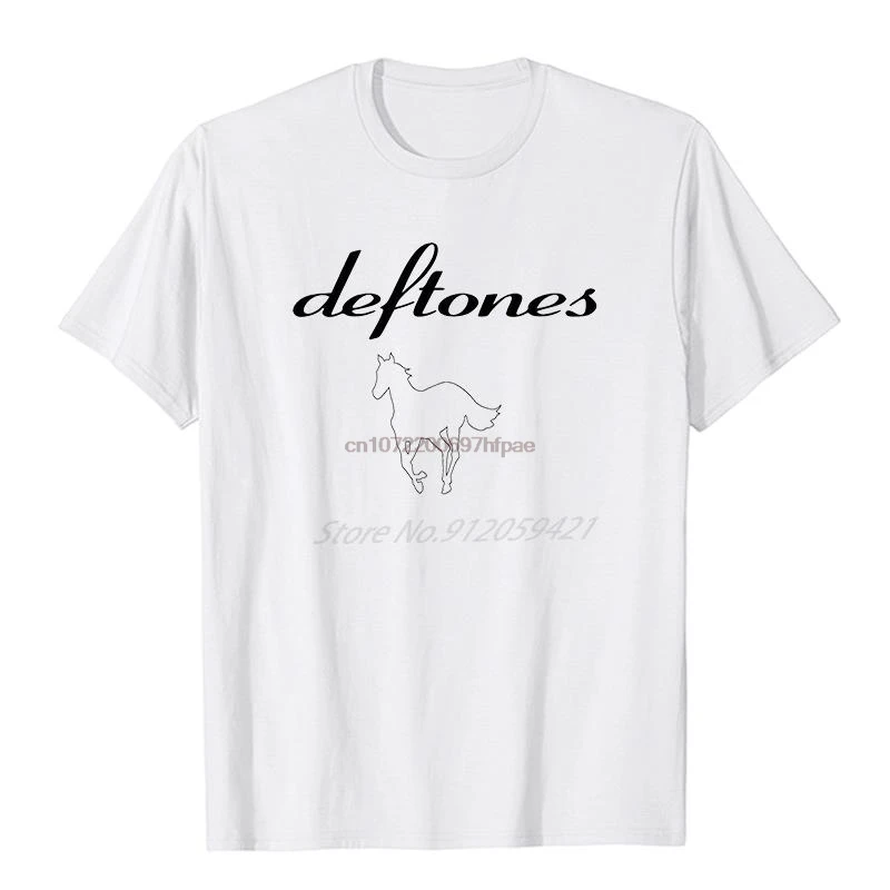 Deftones White Pony Rock Nu Metal Fashion Harajuku Graphic T Shirts Big Size Short Sleeve T Shirt Summer New Shirts And T-Shirts