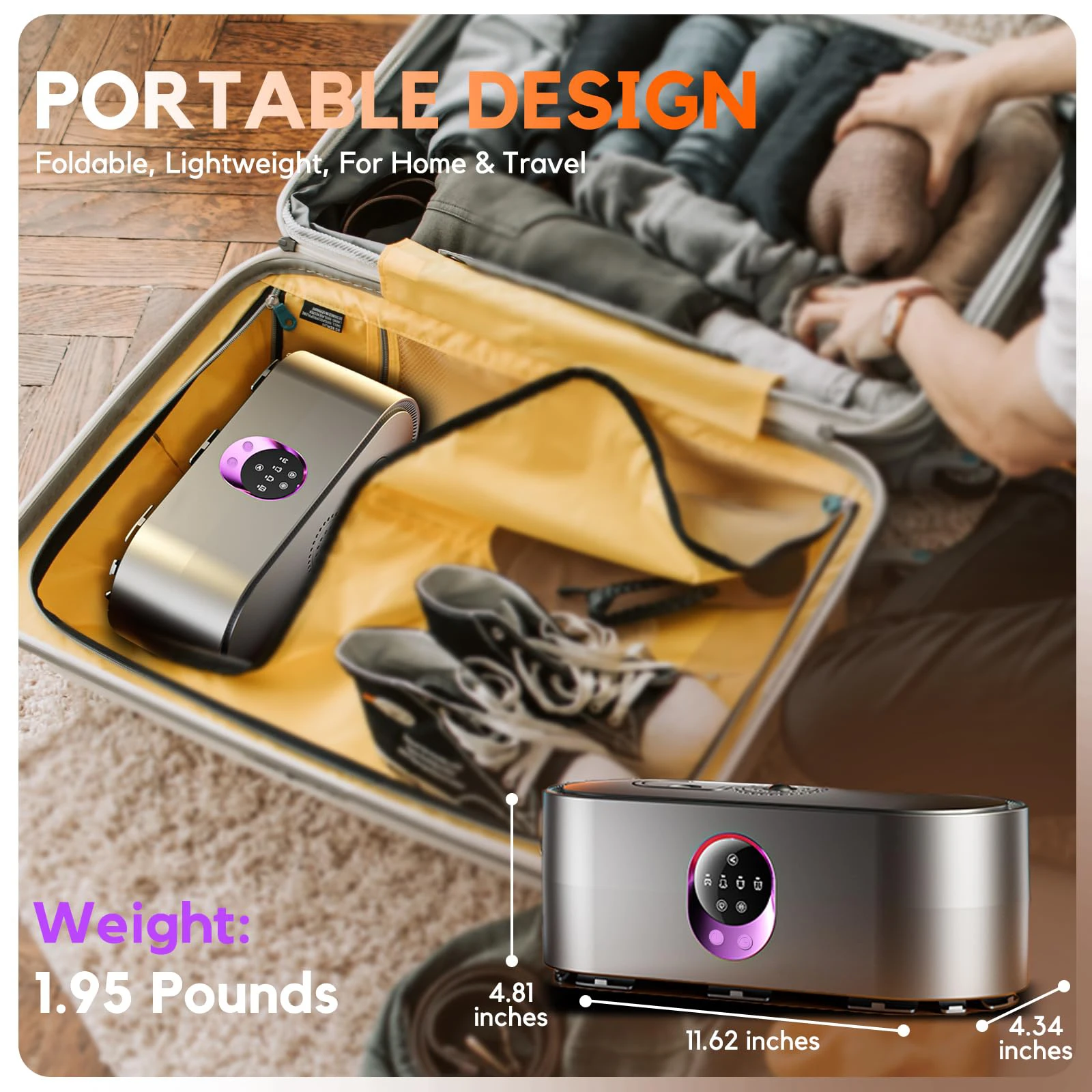 Portable Dryer Household Folding Dormitory Desktop Heater Can Warm Quilts and Dry Shoes Clothes Dryer for Household Use Travel