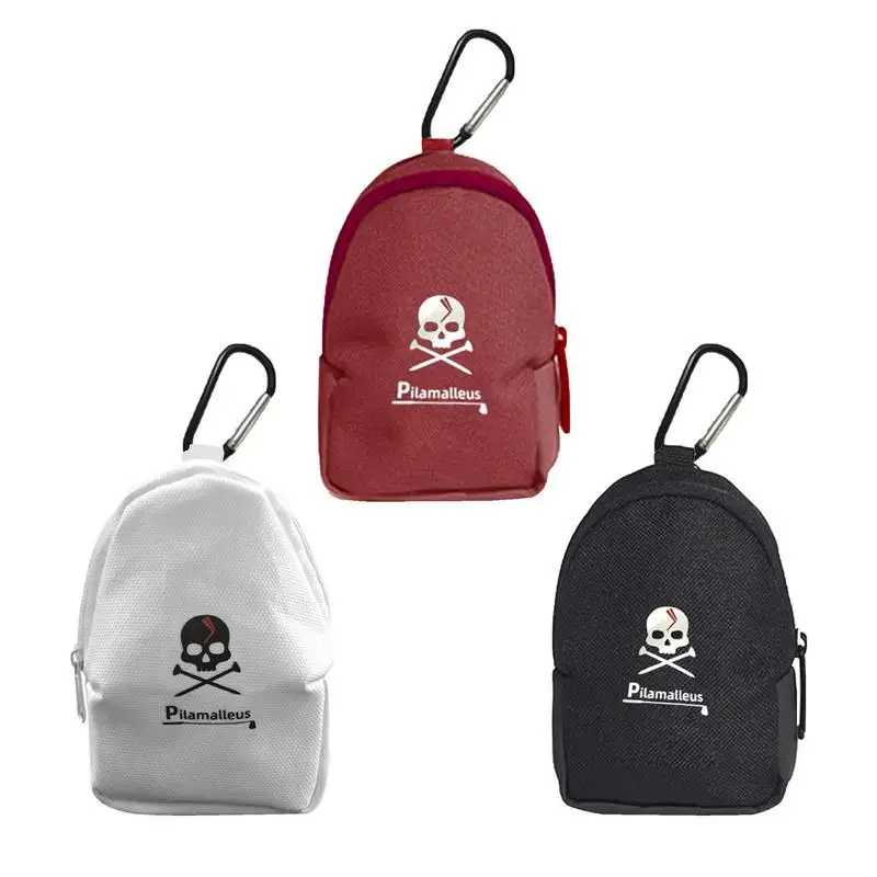 حقيبة كرة الغولف مع تيز المغناطيسي ، الحقيبة الجلدية بو مقاوم للماء ، حزام الغولف ، حزام الخصر ، ملحق الرياضة الغولف #6