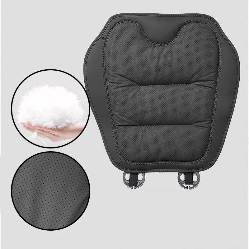 

For Jaguar E-Pace X-Type XFR XE XF XJ F-Type F-Pace XKR XEL X Car Seat Cushion With Plush Nappa Leather Cushion Protective Cover