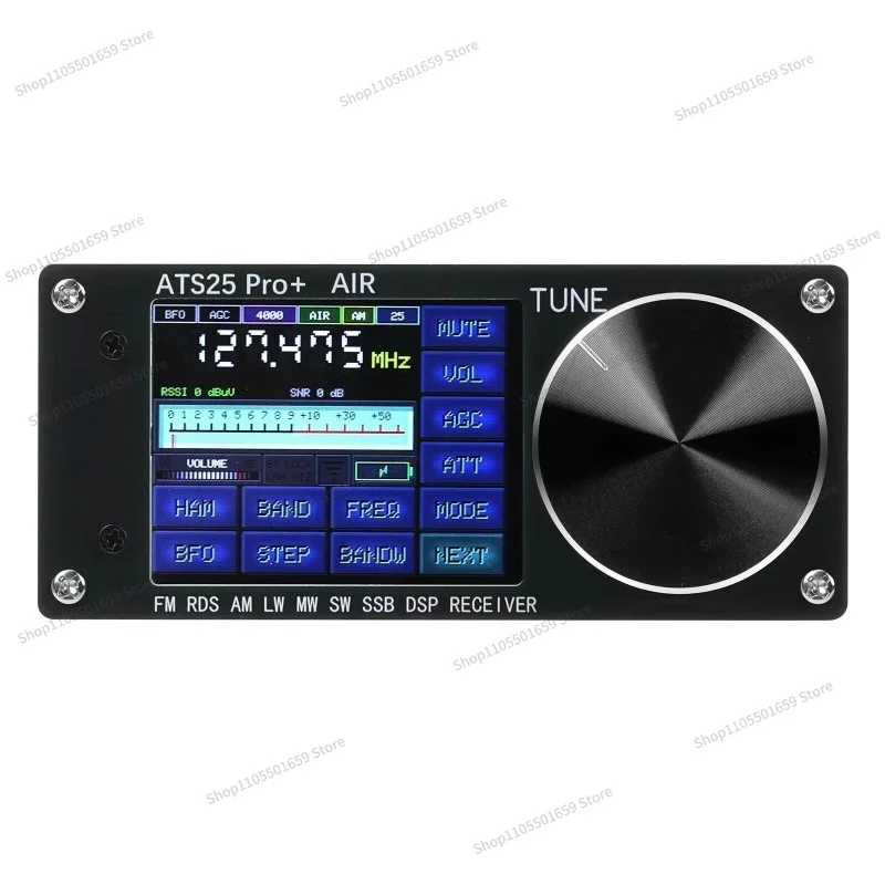 For Pro + AIR 118Mhz-135.975Mhz Bluetooth Full Radio Receiver FM SW SSB