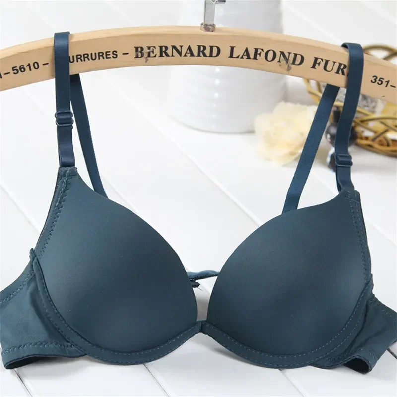 Fashion Small Breast Lovely Bra Push Up Bra Minimizer Deep V Brassiere T Shirt Bra for Women Pushup Teenage Girl Bra