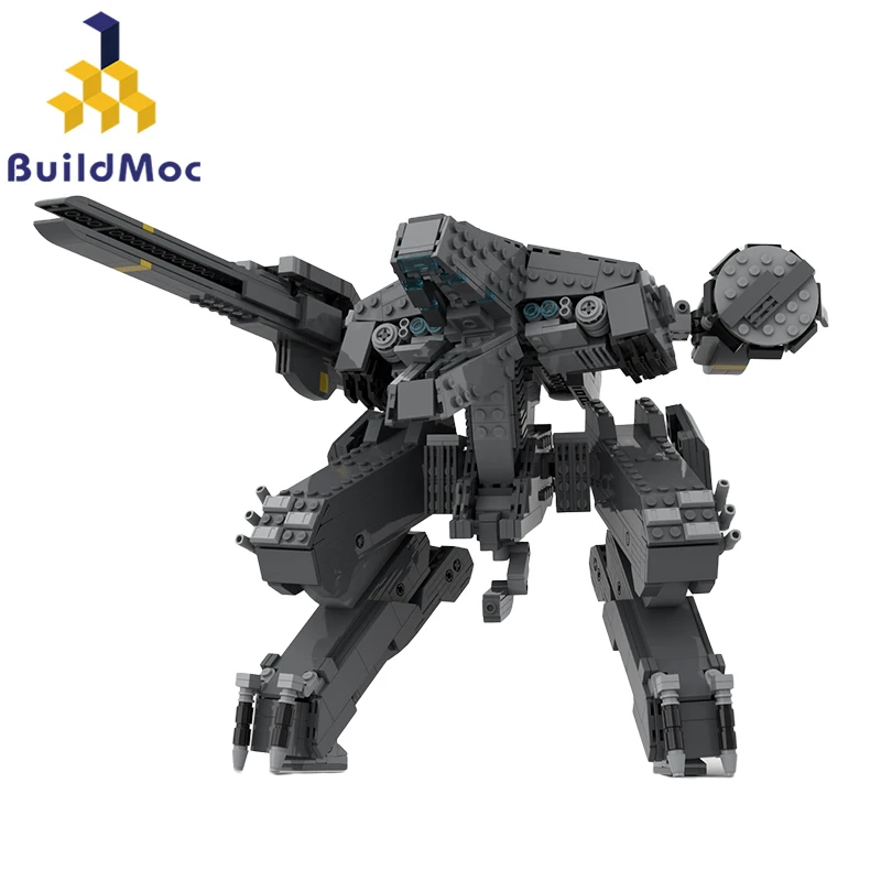 BuildMoc-Solid Rex Robot Building Blocks Set para Crianças, High-Tech Metal Geared, Mecha Brinquedos, Battle Brick Toy, Presentes de Aniversário, Novo