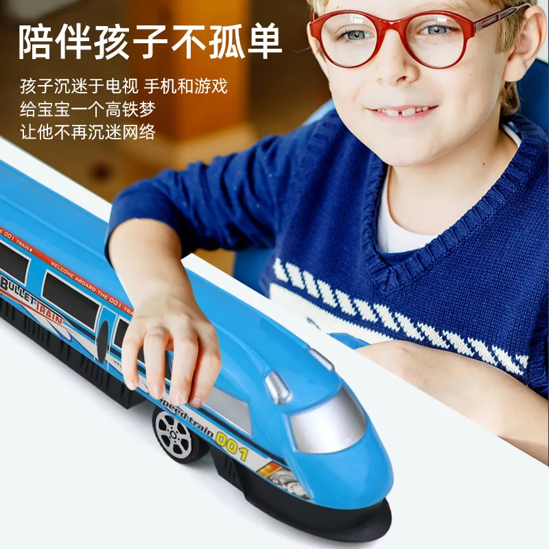 Jouet de Simulation de Train à grande vitesse pour enfants, voiture de maternelle, pour garçons, piste de Train souterraine