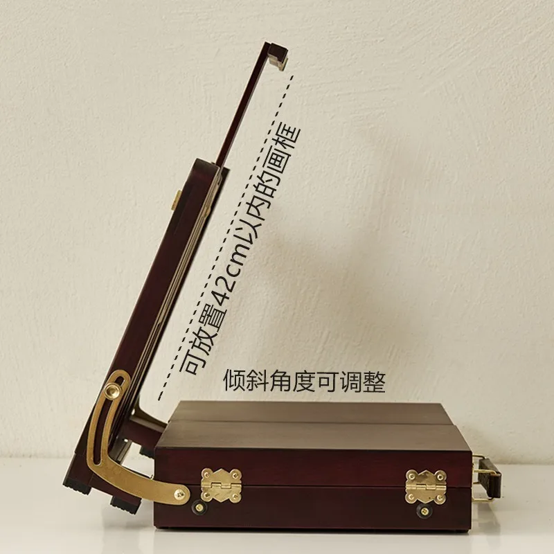 Chevalet de levage Portable multifonctionnel en bois pour croquis d'art en plein air, boîte de peinture à l'huile pour aquarelle