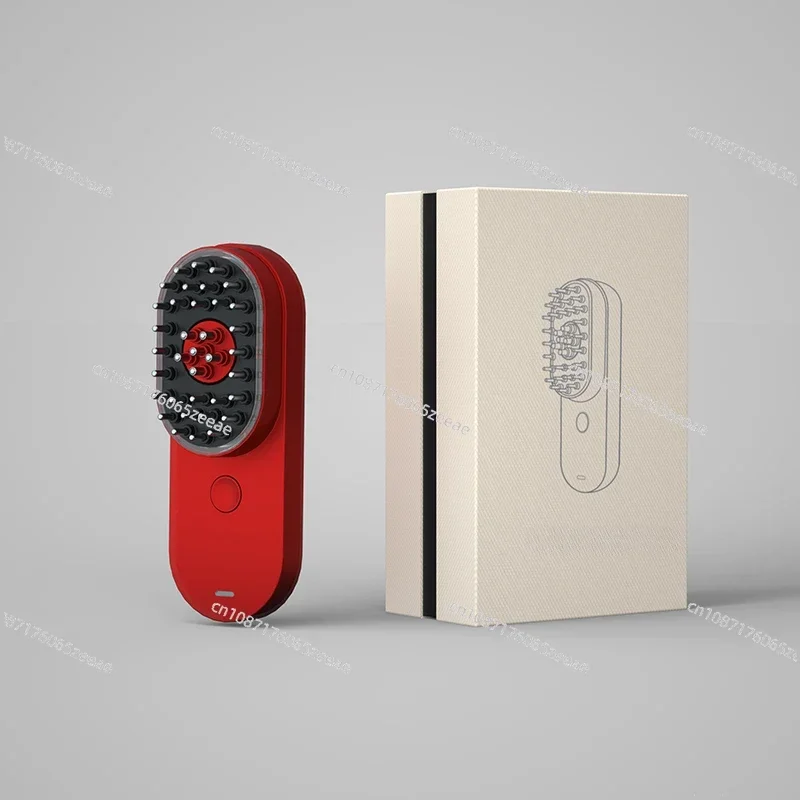 

home use metal hair comb vibration massage detangling hair regrowth