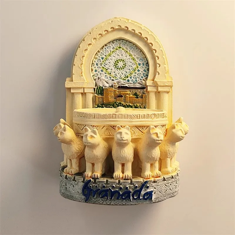 Pegatinas magnéticas de nevera de España, recuerdos turísticos de Barcelona, imanes de nevera, decoración del hogar, foto, pegatinas de pared,