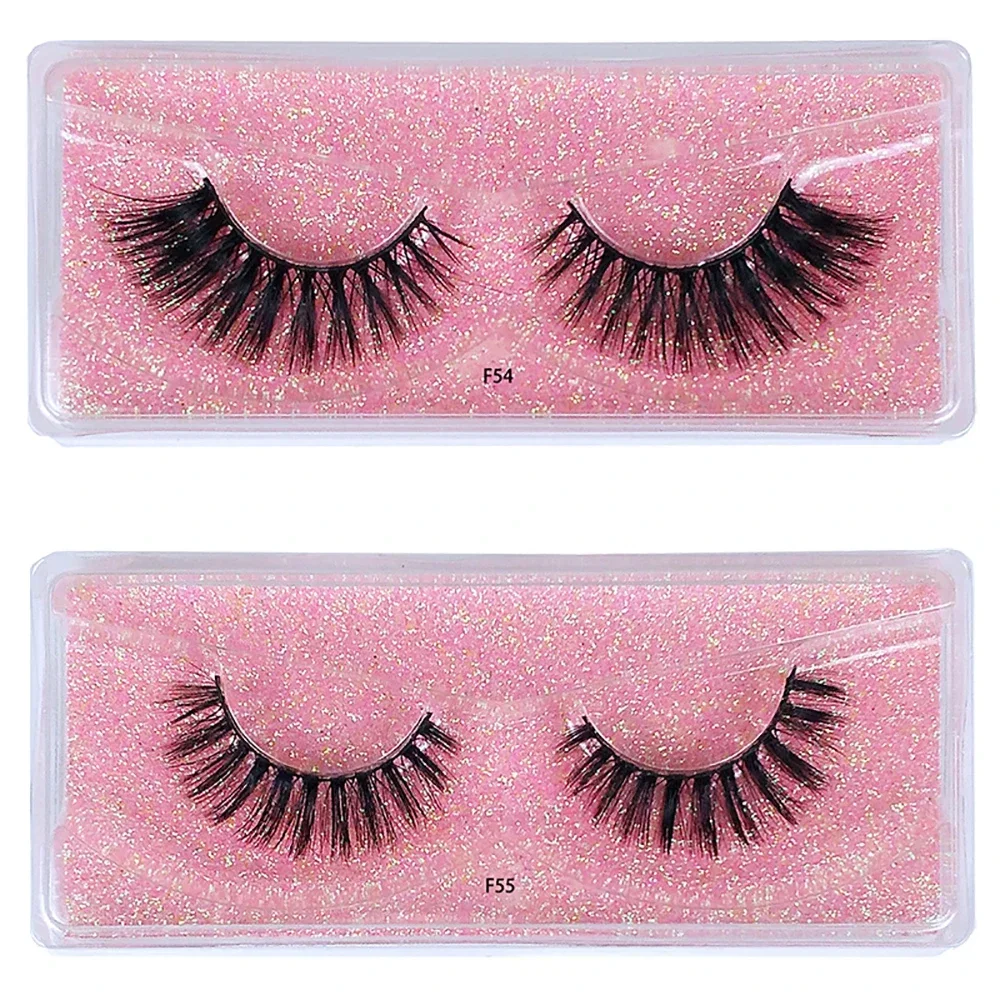 20 Paar Wimpern Bulk Großhandel 3D Nerz Wimpern natürliche falsche Wimpern Pack Make-up weiche dicke flauschige Nerz Wimpern Masse