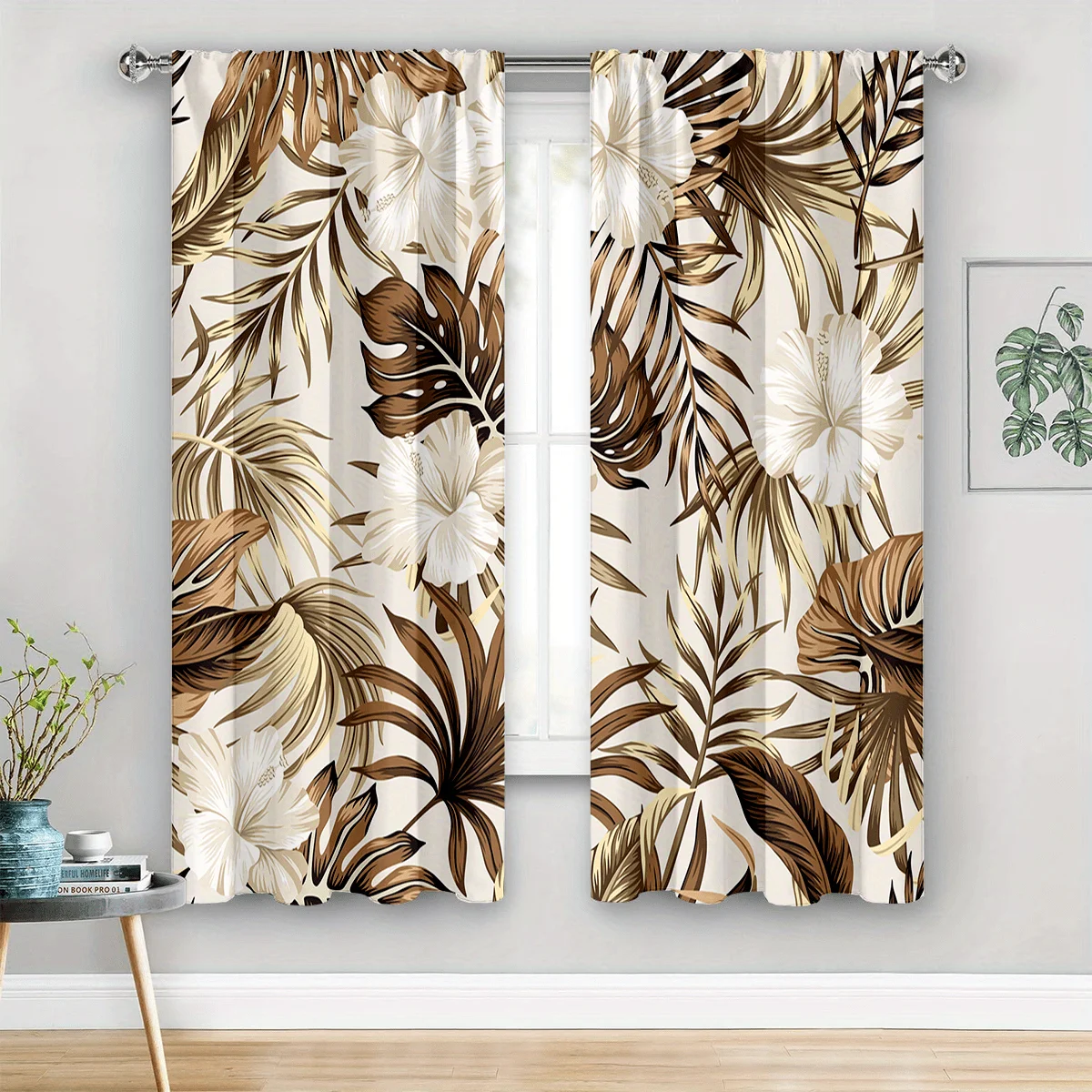 2Pc Palm Leaf Patte…