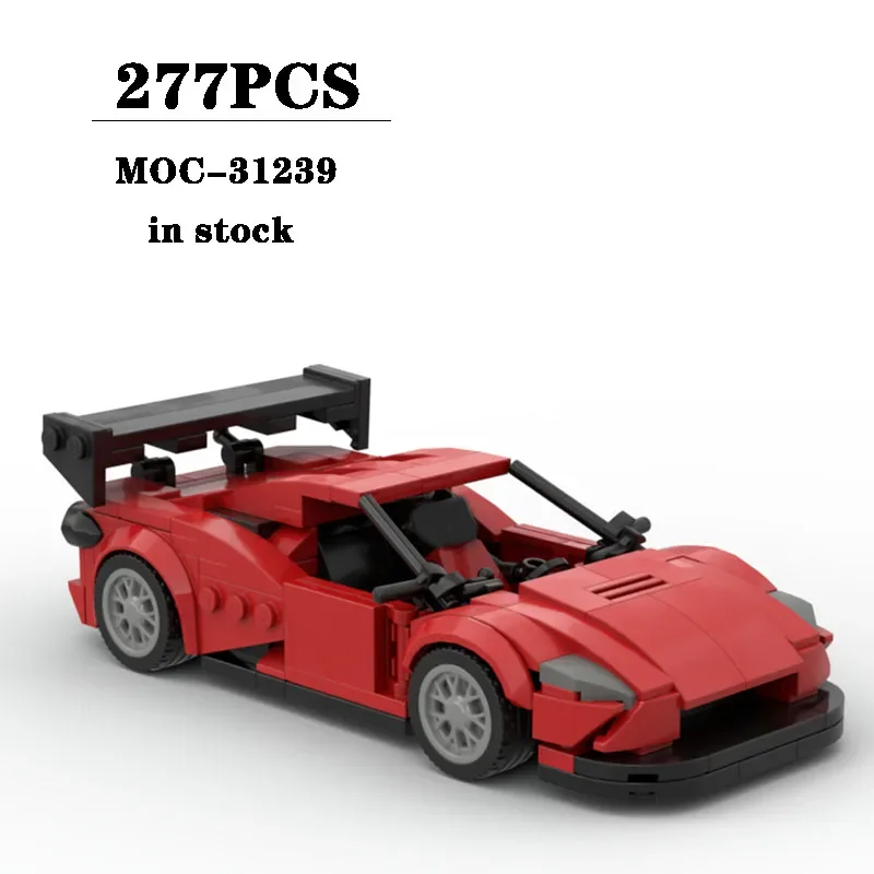 Building Block MOC-31239 Small Sports Car Assembly Model 277PCS Adult and Child Puzzle Education Birthday Christmas Toy Gift