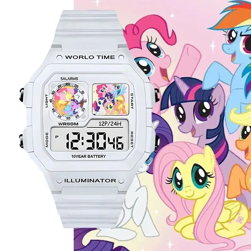 My Little Pony Smart Electronic Watch, Cartoon, Cute, Waterproof, Shockproof, Exquisite Gift for Students