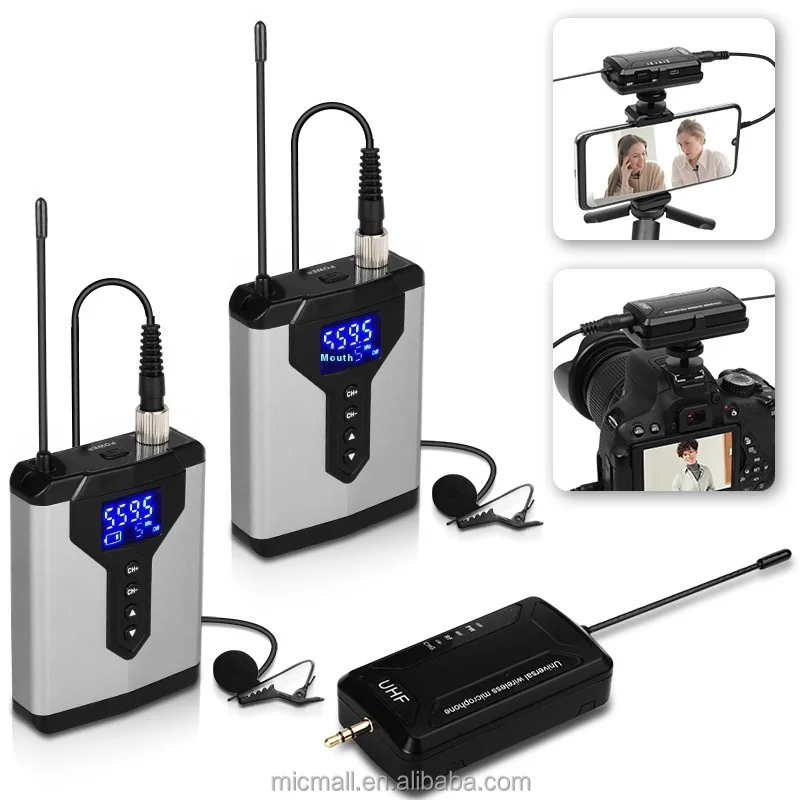2026 High Quality Wireless Lavalier Microphone Mobile Phone Computer Camera Recording Microphone