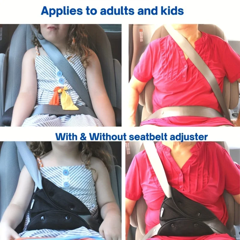 1pcs Children's car seat belt shoulder protector universal seat belt protector comfortable anti pinch triangle fixing