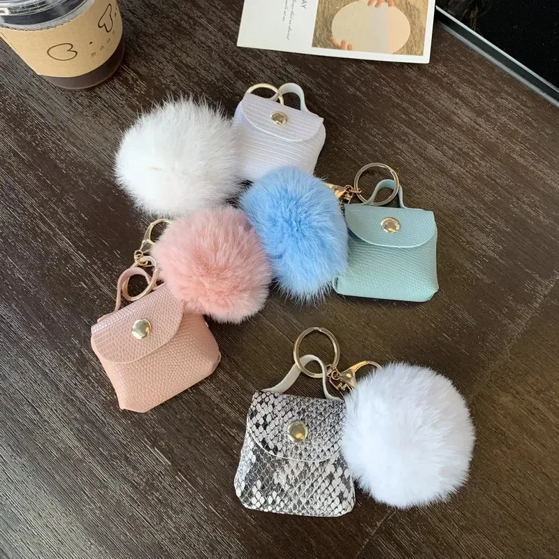 New hairball keychain bag pendant schoolbag pendant mini suitcase pendant backpack accessories