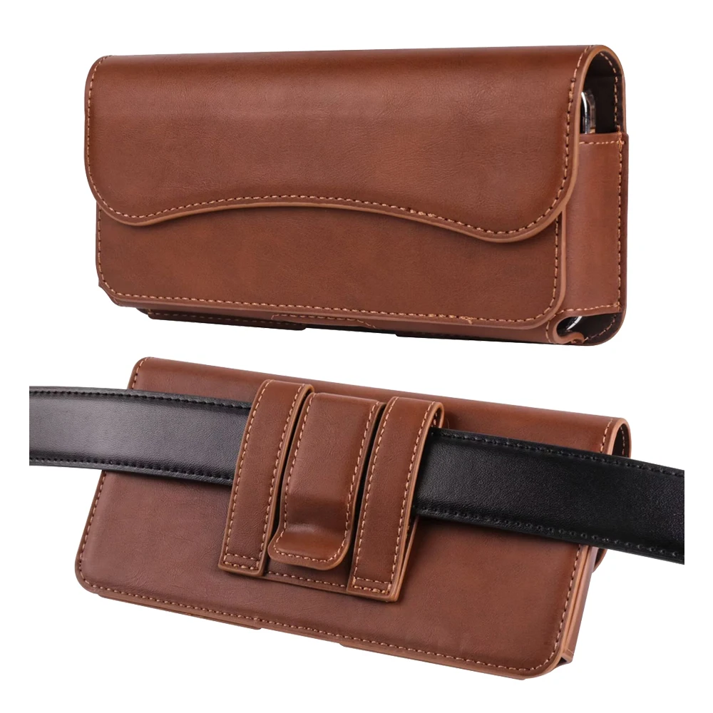 Leather Belt Clip Case Men Waist Bag For Samsung Galaxy Z Fold 5/ Fold 4/Fold 3/Fold 2 Galaxy Z Fold 5 4 3 2 5G Holster Pouch