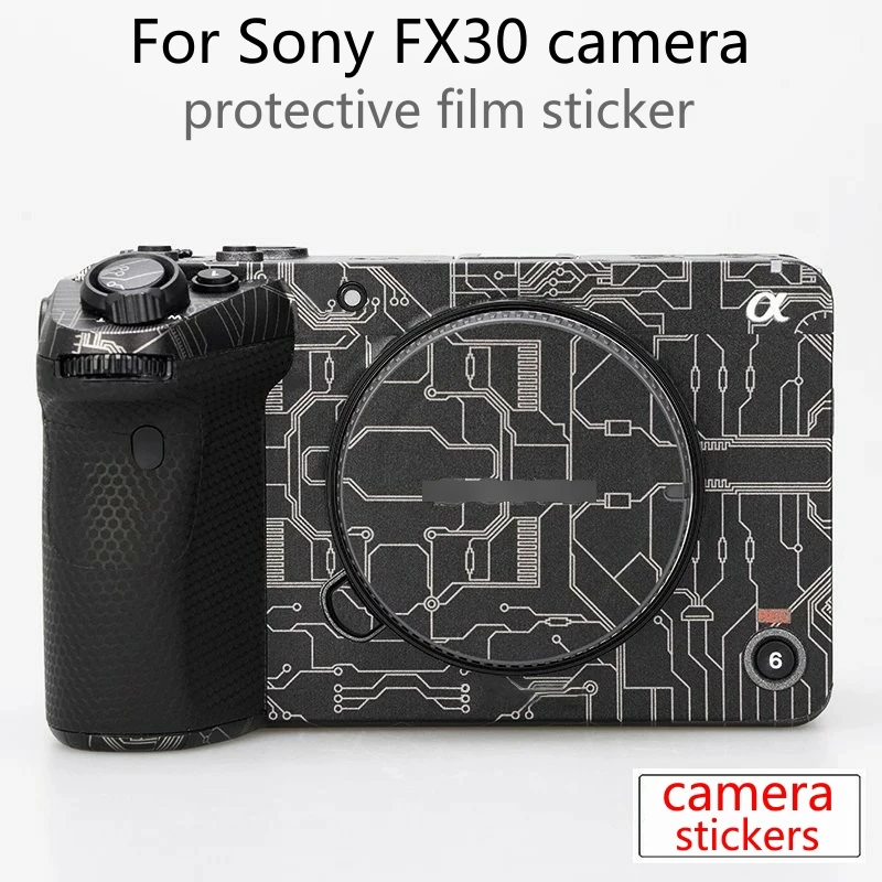 FX30-Película de envoltura de vinilo para cámara, pegatina protectora para el cuerpo, abrigo para Sony FX30, ILME-FX30, FX 30