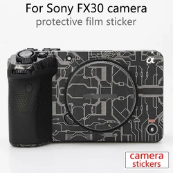 FX30 Decal Skin Vinyl Wrap Film Camera Body Protective Sticker Protector Coat For Sony FX30 ILME-FX30 FX 30 camera stickers