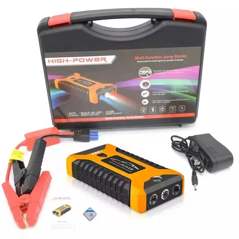 2024 new 12v multi function portable car battery charger jump starter and tire inflator 20000mAh