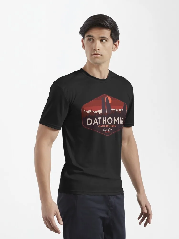 Dathomir National Park: Home Of The Rancor Active T-Shirt Short Sleeve Tops Tees Cotton Print Tshirts New Fashion Top Tees