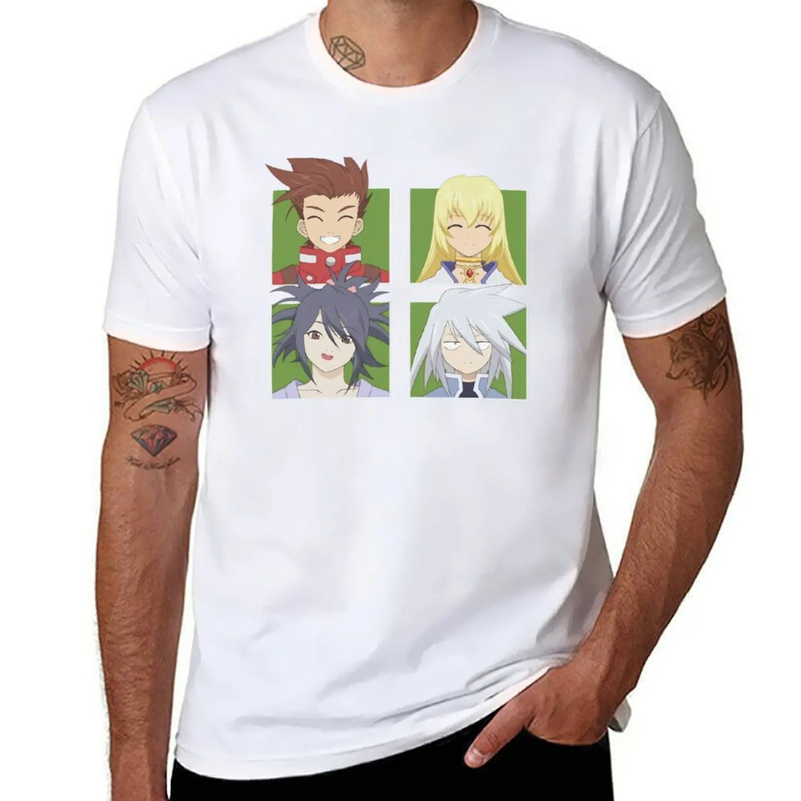 Tales of Symphonia - Conversation T-Shirt cotton t shirts man 100% t shirts for man cotton soft T-Shirt
