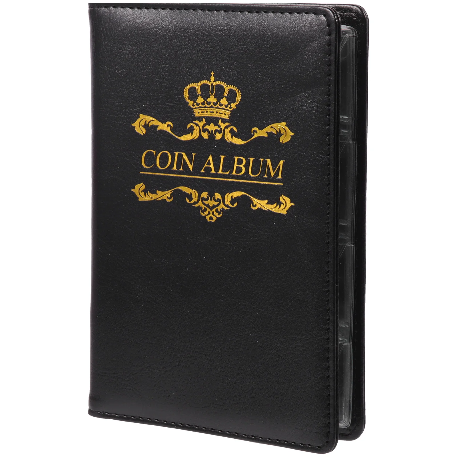 Premium Coin Collection Book Soft PU Material Black Album Commemorative ganizer Storage Binder