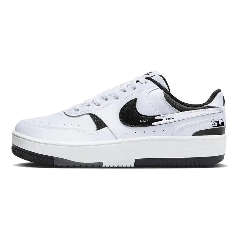 

[На заказ Papa Panda] Женские туфли для скейтборда Nike Gamma Force с низким берцем, белые, черные