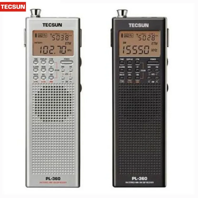 Tecsun PL-360 Radio DSP Receiver FM MW SW LW + External AM Antenna + Outdoor Antenna Portable Radio Recorder Y4131A PL360 Deshen