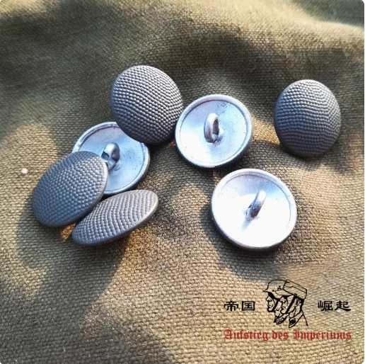 

German Button For Uniform 19mm Dark Green 10 Piece