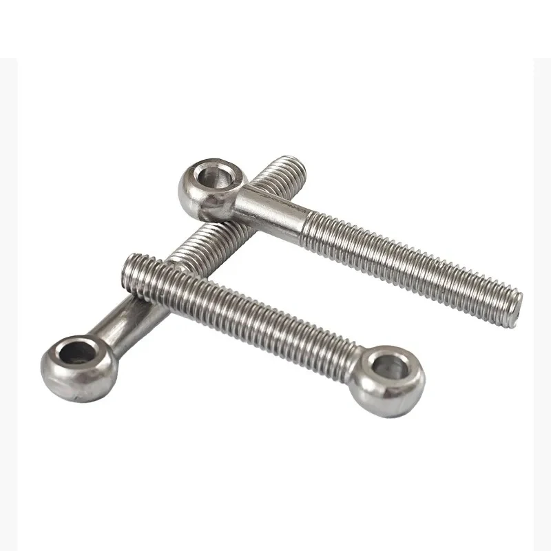 

M5 M6 M8 M10 M12 Fisheye Slip Bolt 304 Stainless Steel Knot Eyelet Screw Lifting Fastener 15mm 20mm 45mm 70mm