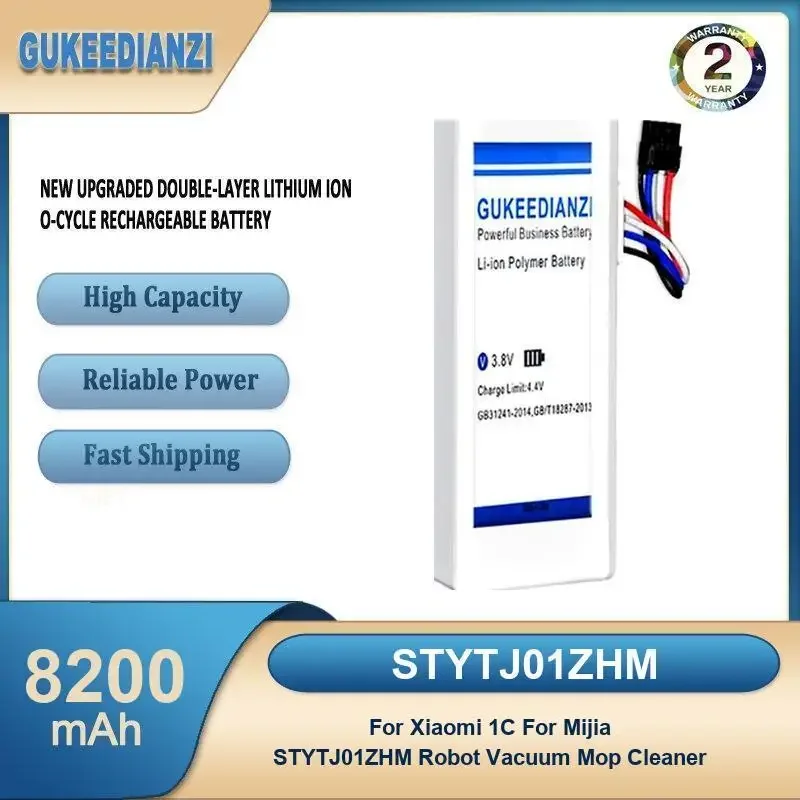 

STYTJ01ZHM 8200mAh High Capacity Robot Cleaner Battery For Xiaomi 1C For Mijia STYTJ01ZHM Robot Vacuum Mop Cleaner