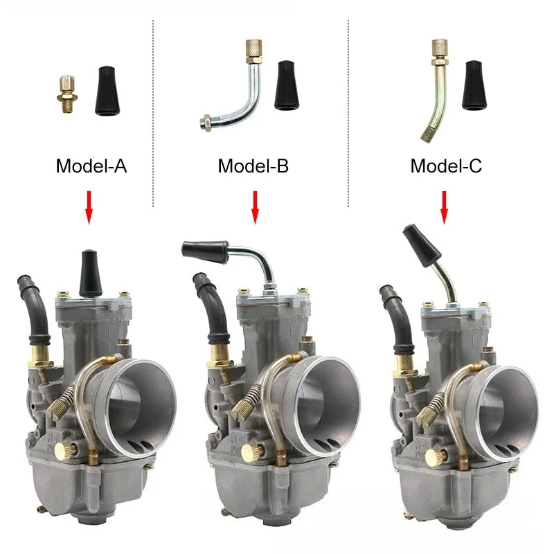 ZSDTRP 1pcs Carburetor Elbow Tube For PHBG 17.5 19 21 Motorcycle PJ PWM PE TM VM PWK Accessories Replacement