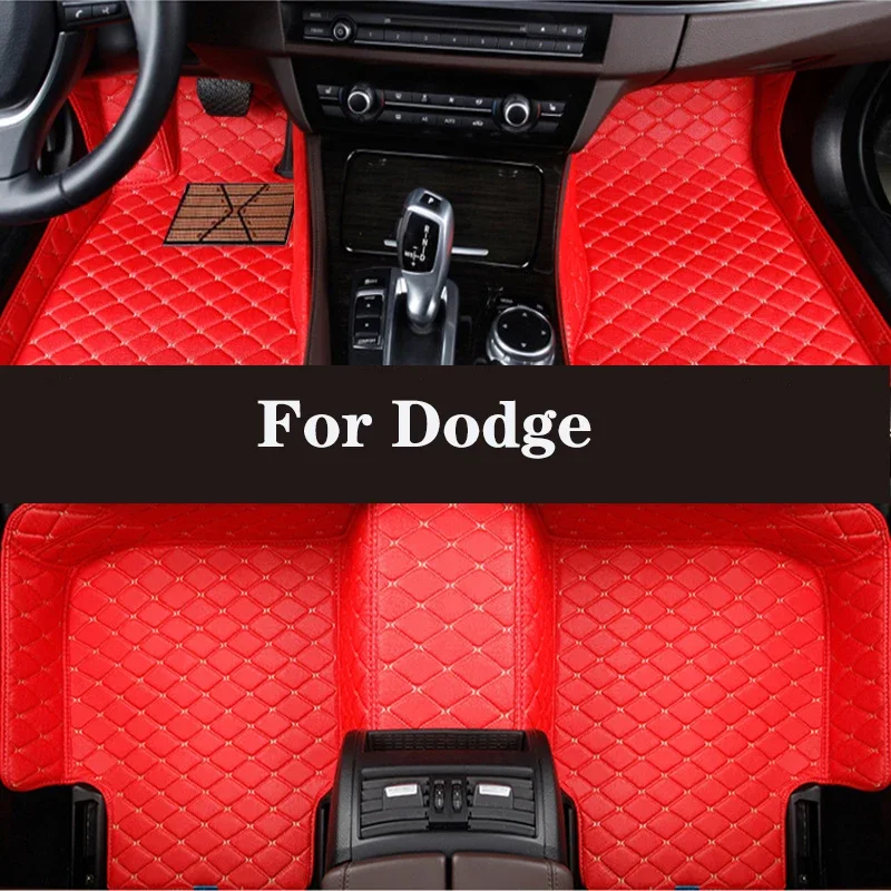 

Full Surround Custom Leather Car Floor Mat For Dodge Durango Citadel Journey (7seat) Auto Parts